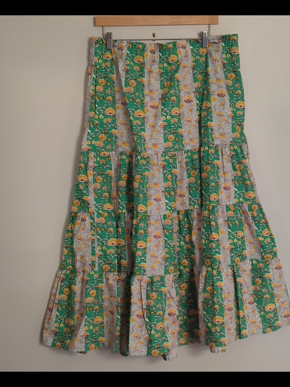 RHODE Green and Yellow Floral Smocked Skirt Set - Picture 8 of 10